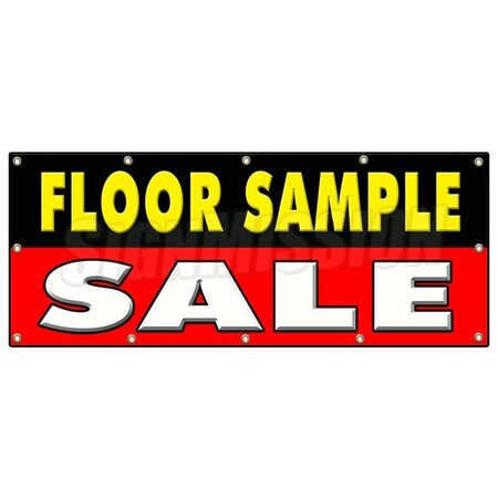 Signmission FLOOR SAMPLE SALE BANNER SIGN furniture lamps chair tables discount B-120 Floor Sample Sale